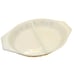 Vintage Pyrex 1.5 Qt Divided Dish White/Brown Americana Ovenware jj3553