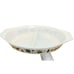 Vintage Pyrex 1.5 Qt Divided Dish White/Brown Americana Ovenware jj3553