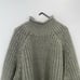 H&M Chunky Rib Knit Turtleneck Sweater In Light Khaki Green