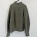 H&M Chunky Rib Knit Turtleneck Sweater In Light Khaki Green