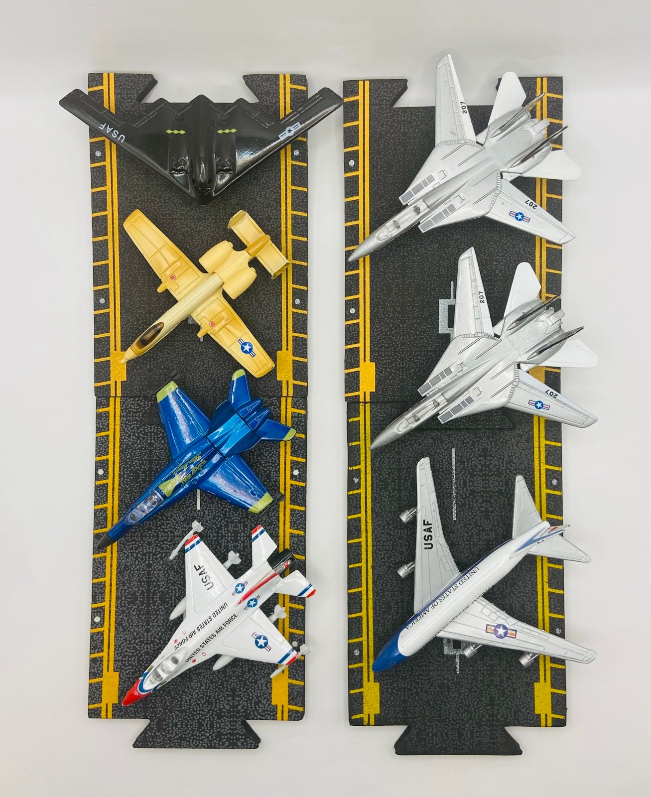 Diecast Aircraft Fighter Jet Airplane Lot Of 7 Pieces Great Condition