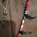 Bear Claw Rattle Snake Handmade Coral Turquoise