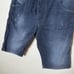 Diesel Shorts Mens 30 Black Denim Krooshorts Drawstring Stretch