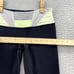 Lululemon Leggings Adult 4 Black Lime Stripe Waist Capri Comfort Stretch Women's