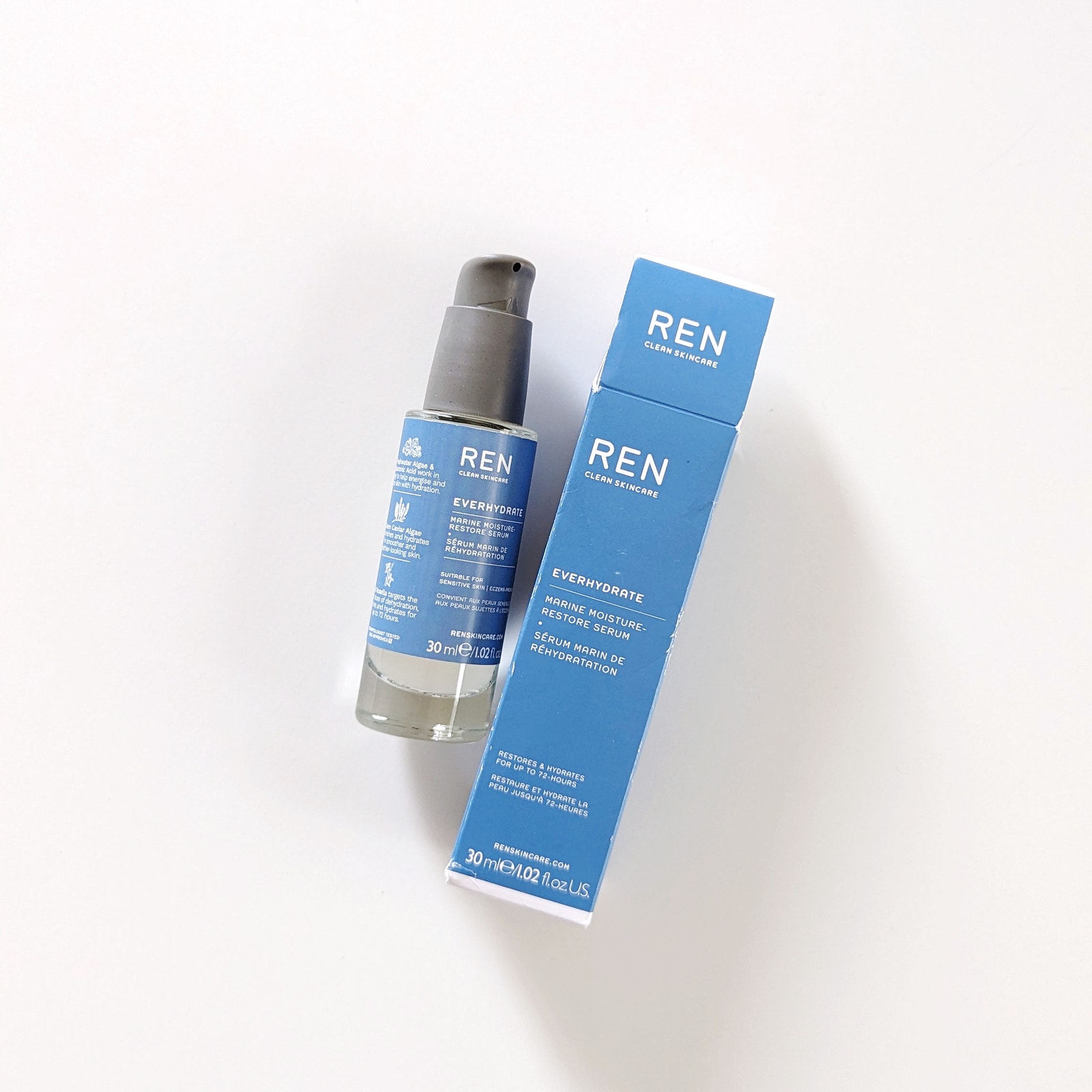 (free shipping) REN Clean Skincare Everhydrate Marine Moisture Serum (full size)