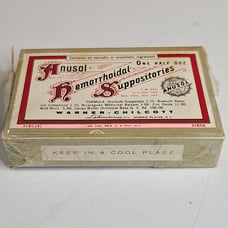 Vintage Anusol Hemorrhoidal Suppositories unused