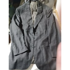 Vintage 44 Mens Sport Coat Jacket Cricketeer Charcoal Glen Plaid