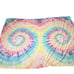 Rainbow tie dye double spiral tradition boho hippie tapestry wall hanging