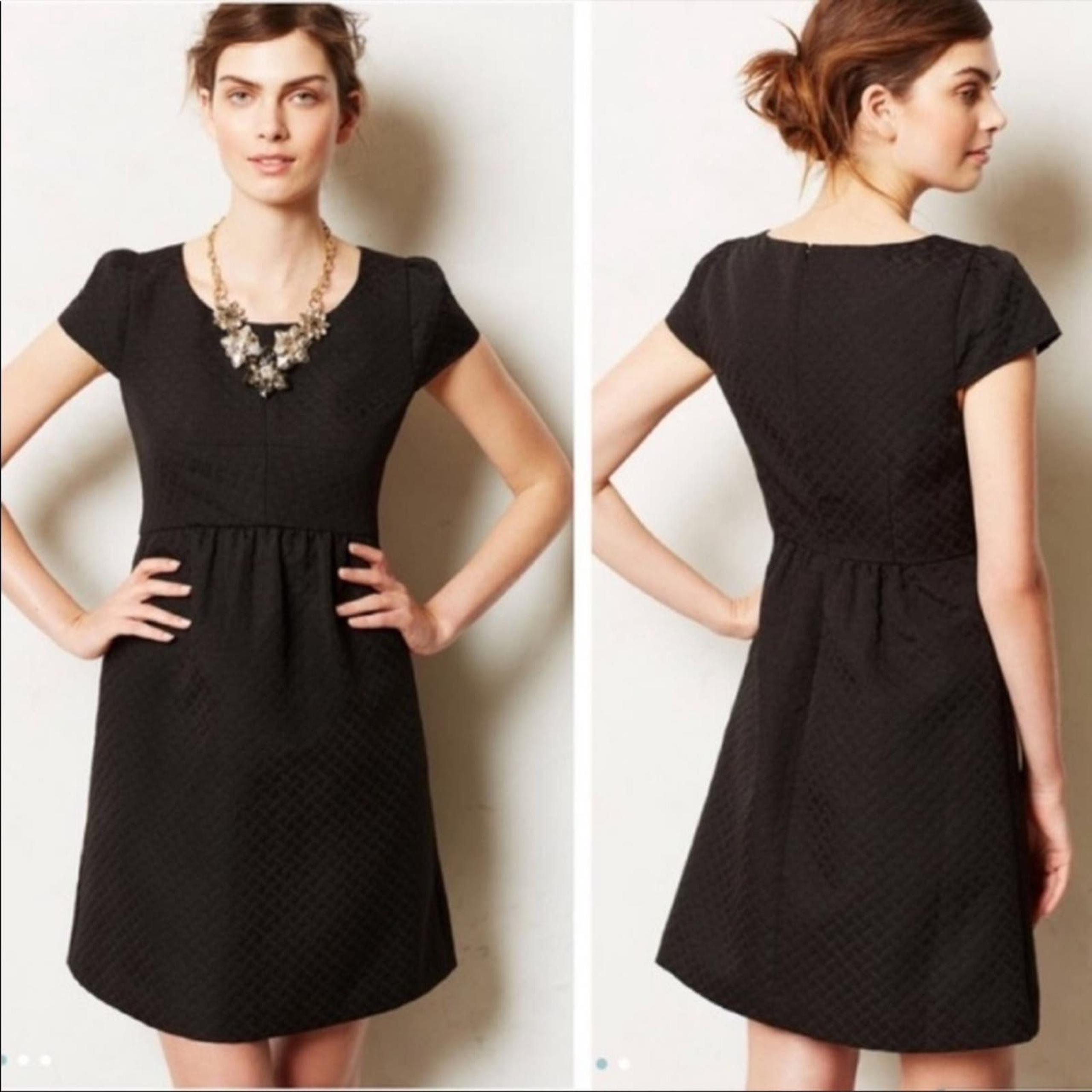 HD in Paris black summer dress Anthropologie