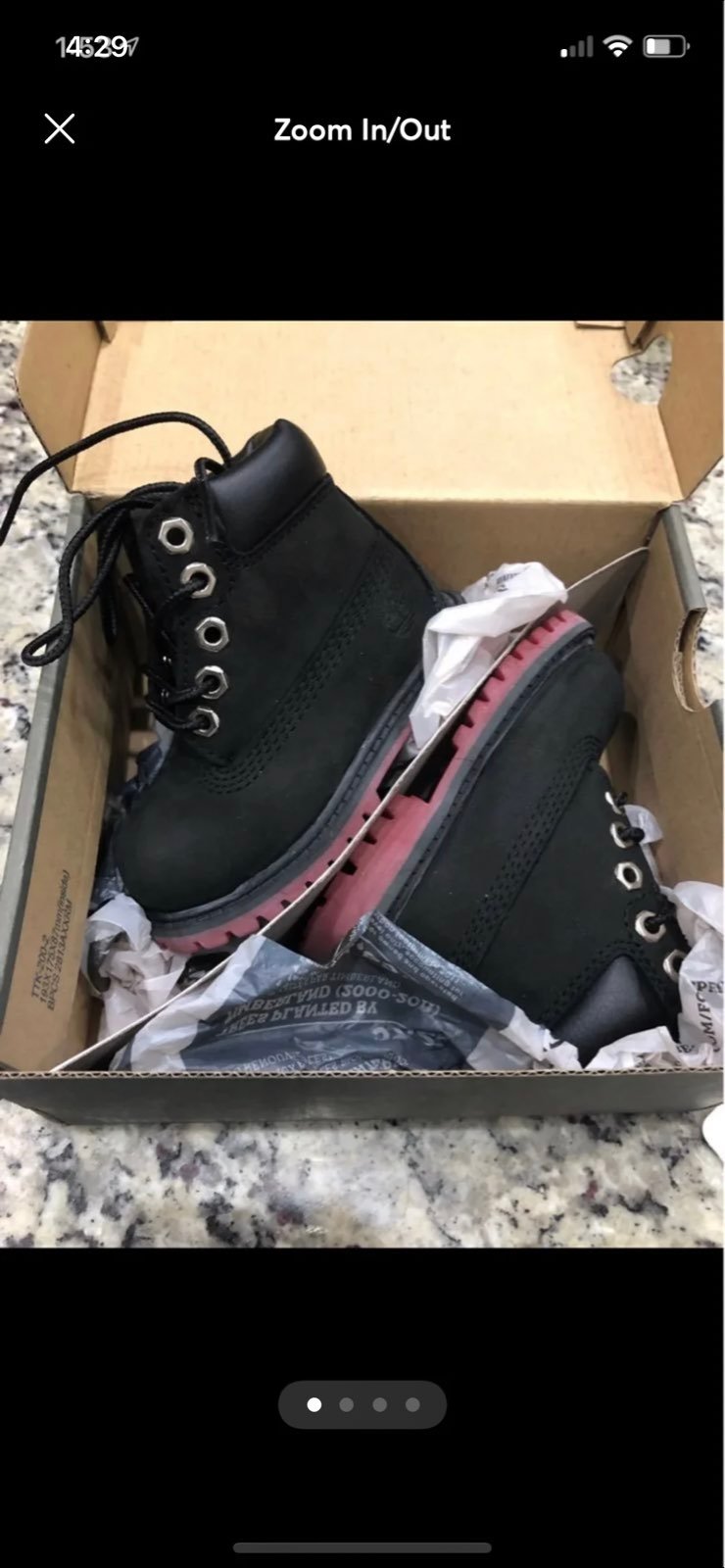 TIMBERLAND - todder boys sz 4