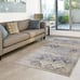 Home Area Rug 5 by 8 Beige Brown Design Rug