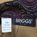 Vintage 90's Briggs Purple Paisley Midi Skirt