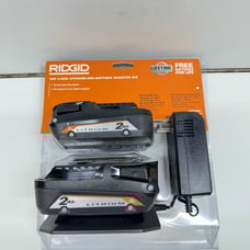 Ridgid 2Ah Battery Charger Kit