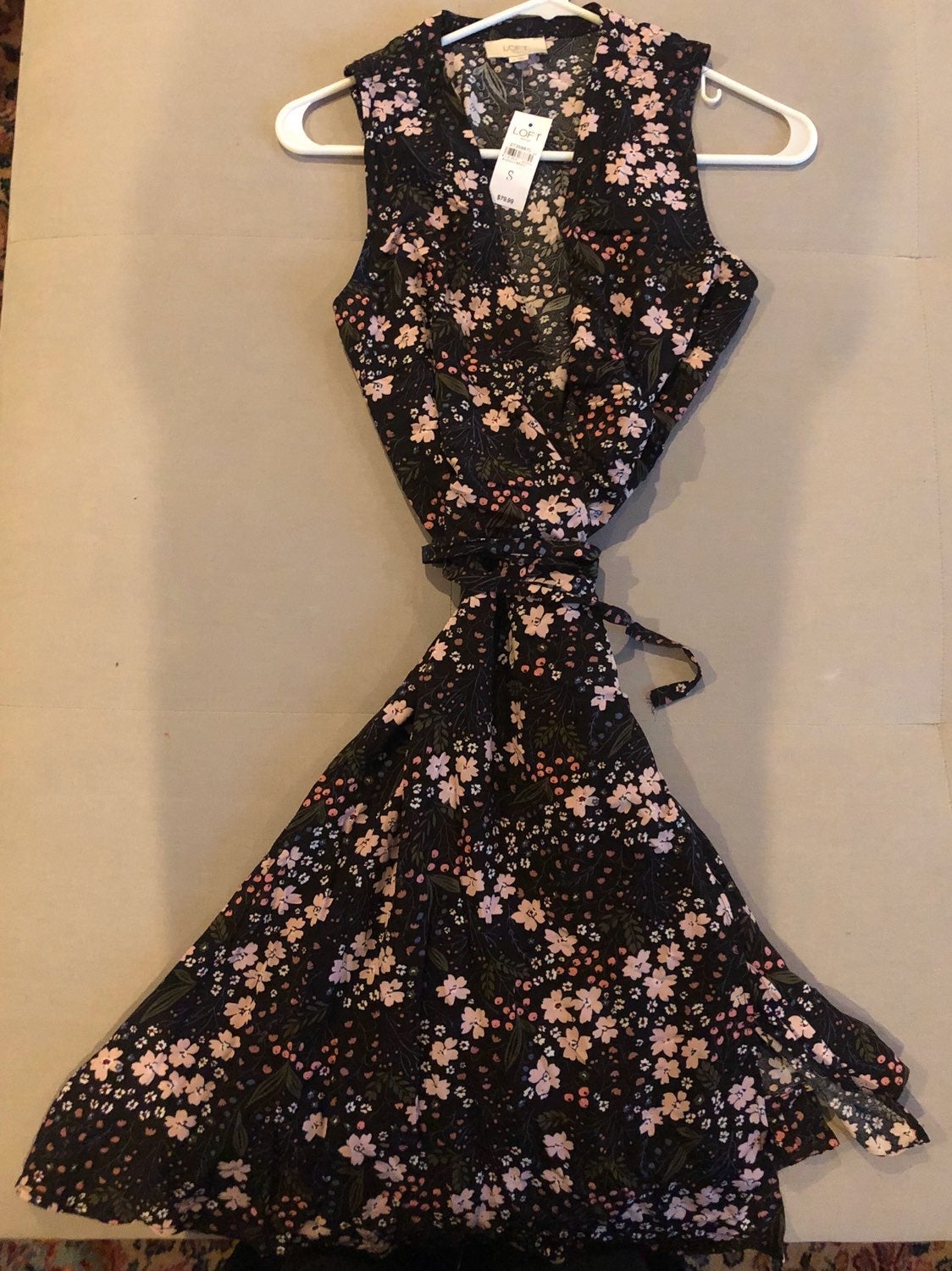 Floral wrap dress