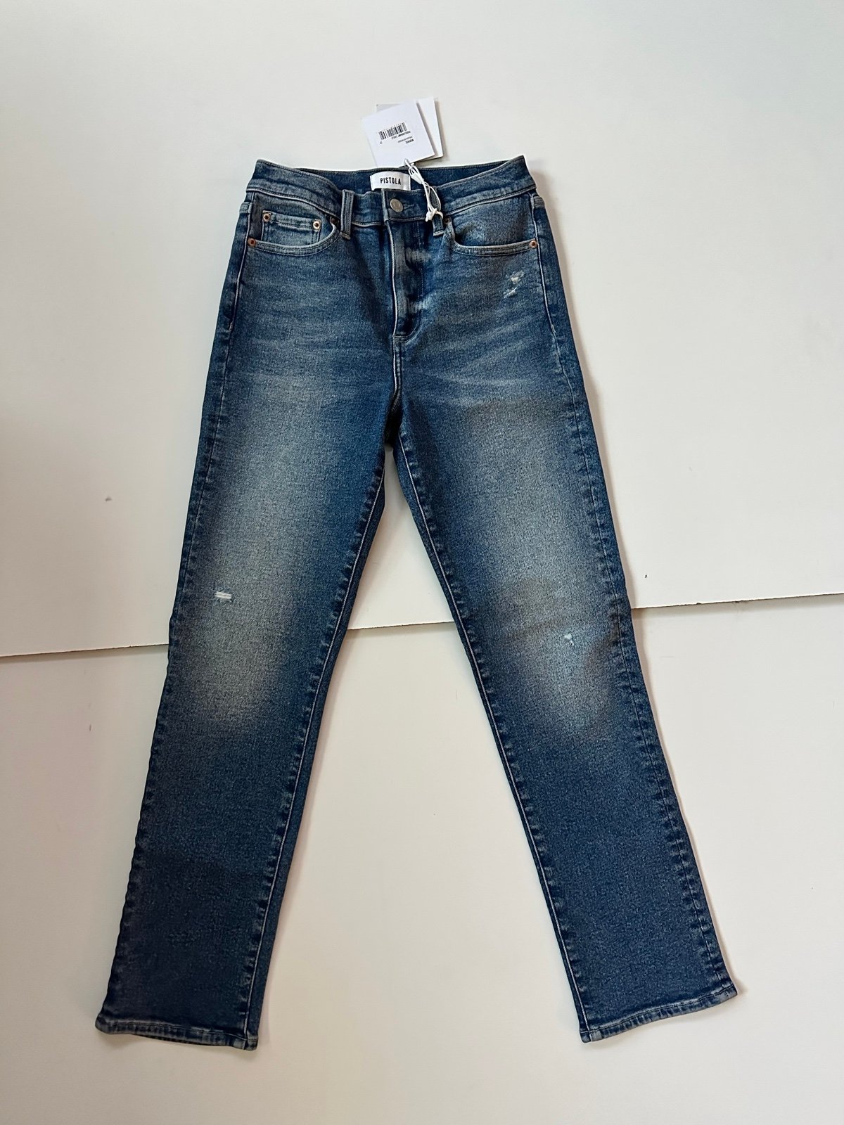 Pistola Monroe Jeans sz. 27 Chelsea Distressed NEW NET