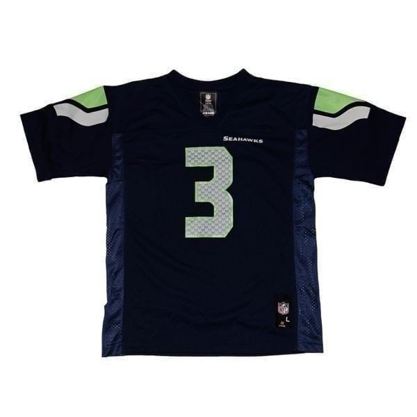 Boy's Russell Wilson NFL Seattle Seahawks Jersey Size L 14/16