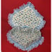 Vintage Fabric Lace Flower Pearls Heart Trinket Box Handmade