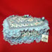 Vintage Fabric Lace Flower Pearls Heart Trinket Box Handmade
