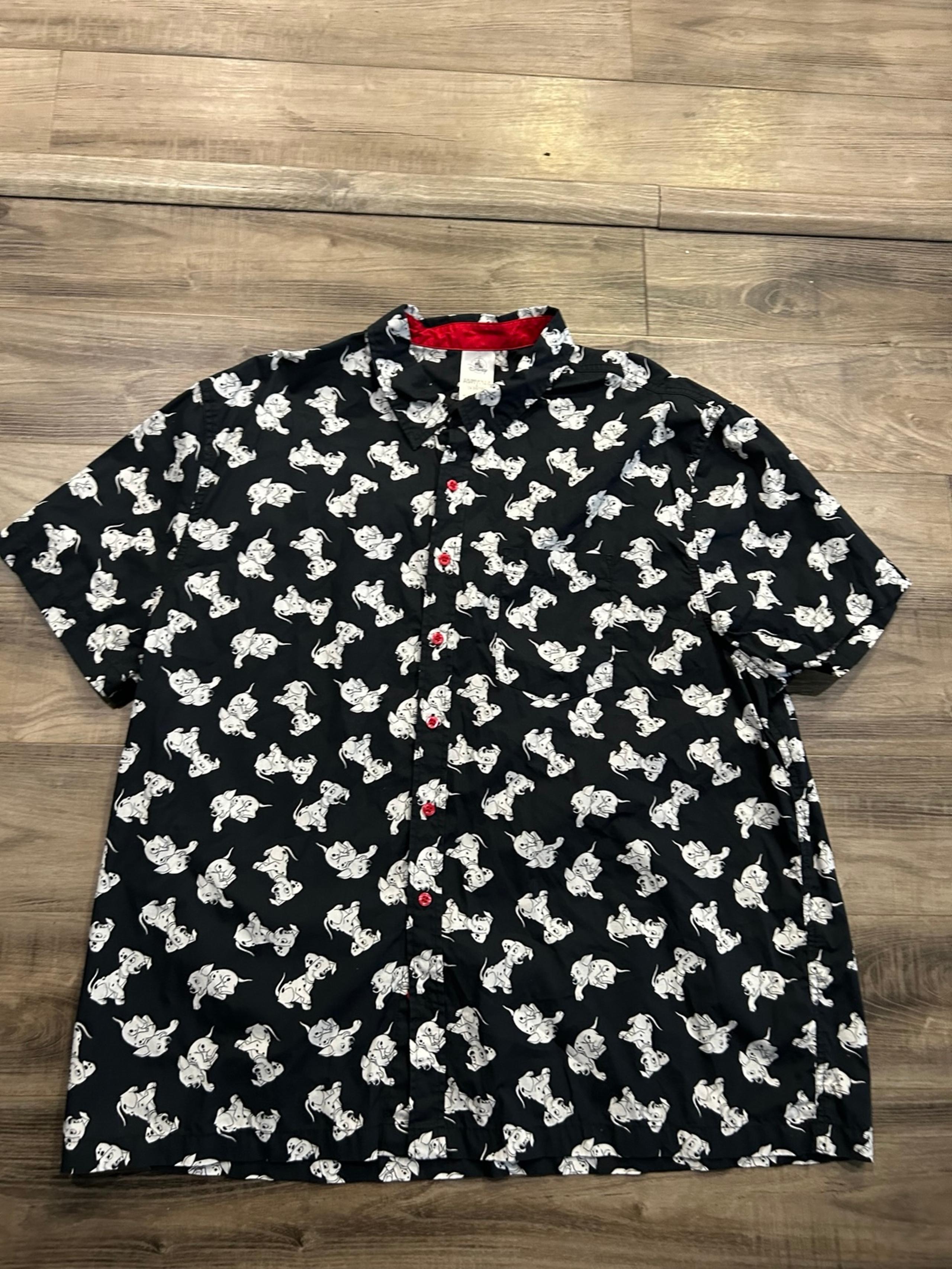 Disney Parks Adult Shirt in Black Button Front
Dalmatian Puppies