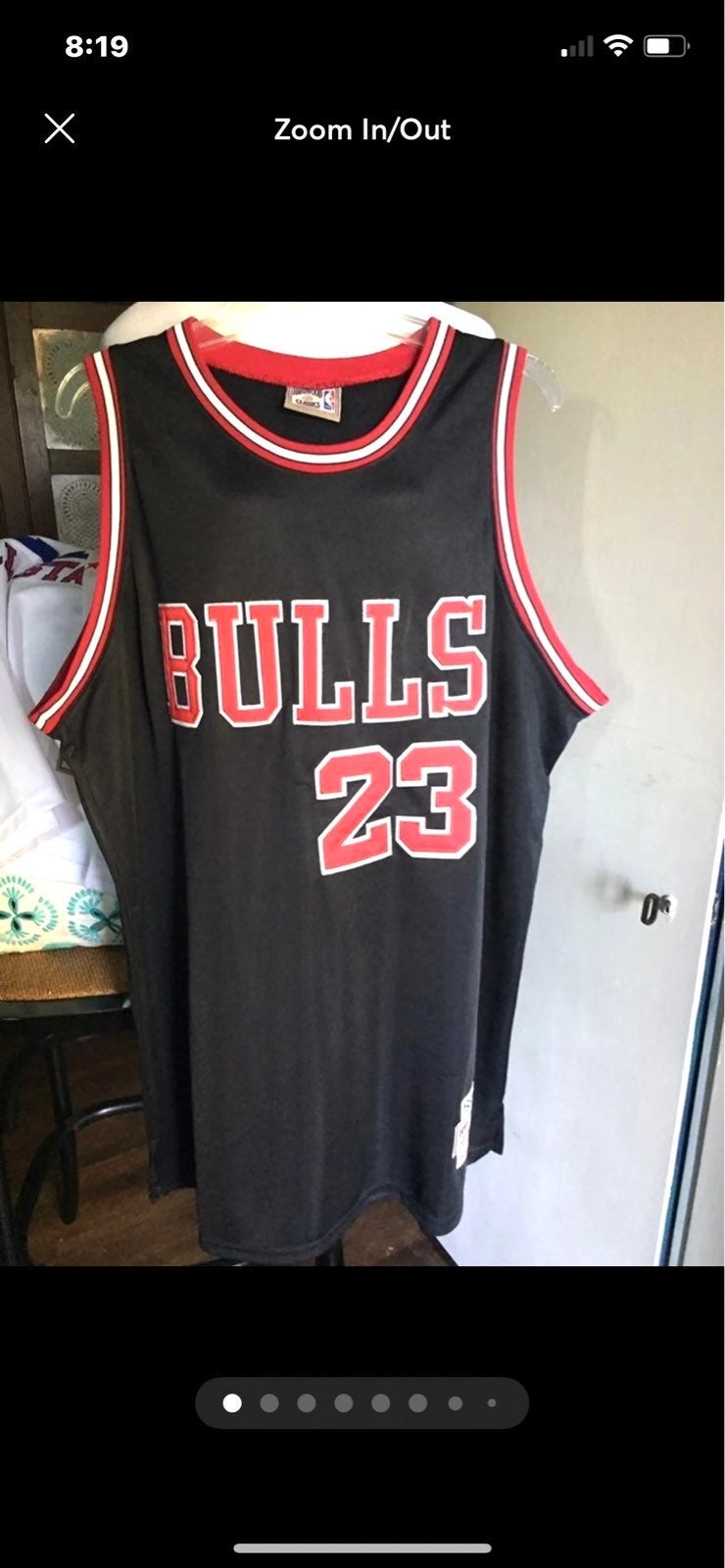 Vintage Michael Jordan NBA Chicago bulls black sleeveless jersey 1980s
