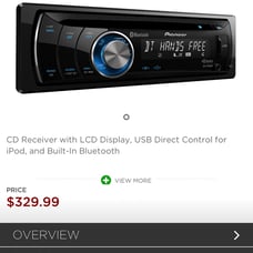 Car Stereo High Quality Pioneer DEH-P6100BT