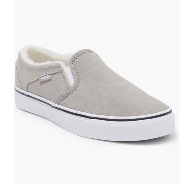 Vans | Asher Faux Shearling Slip On Sneakers