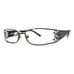 South Hampton SH806 BR Eyeglasses Frames Brown Rectangular 52-18-130
