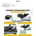 12X10 Heat Press Dual Digital Heat Press Machine 800W Swing Away Heat Press T-