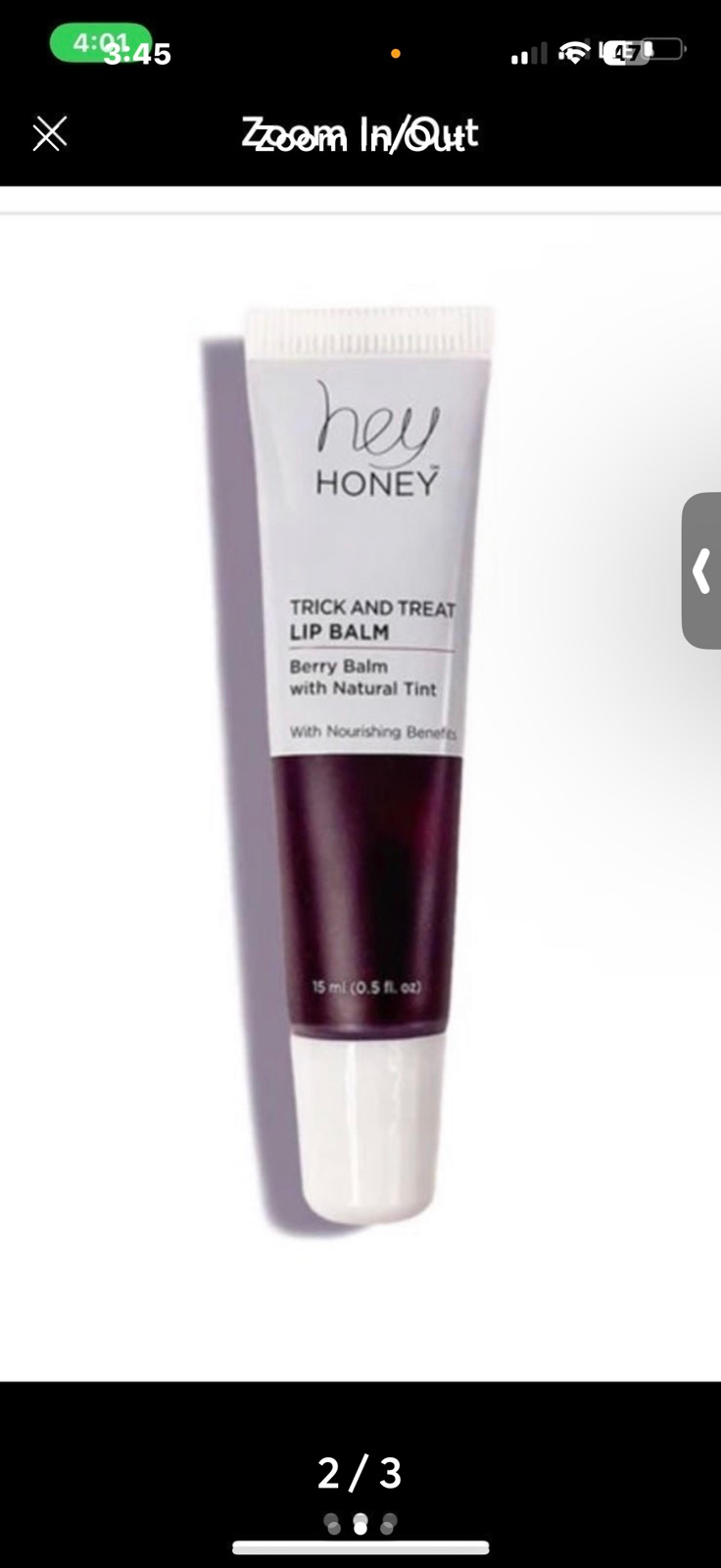 HEY HONEY TRICK AND TREAT LIP BALM