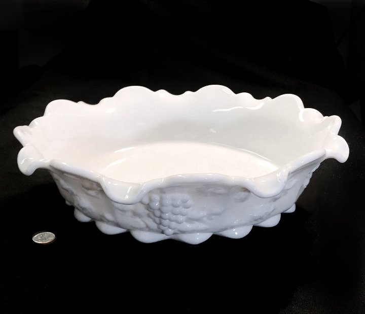 Westmorland Large 12 Milkglass Bowl