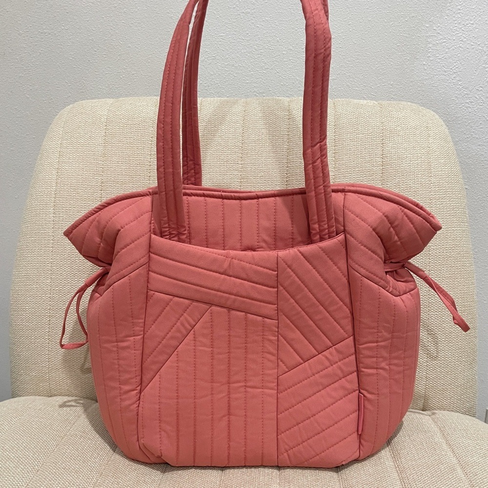 NEW Vera Bradley Glenna Satchel Terra Cotta Rose