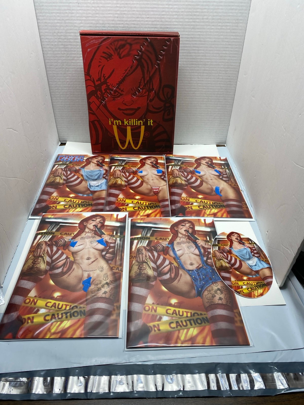 Power Hour #2 Preview Shikarii Chuck Variant Cover Box Set Black Ops LTD