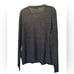 Vince men’s marled v neck sweater wool linen blend excellent Size XXL