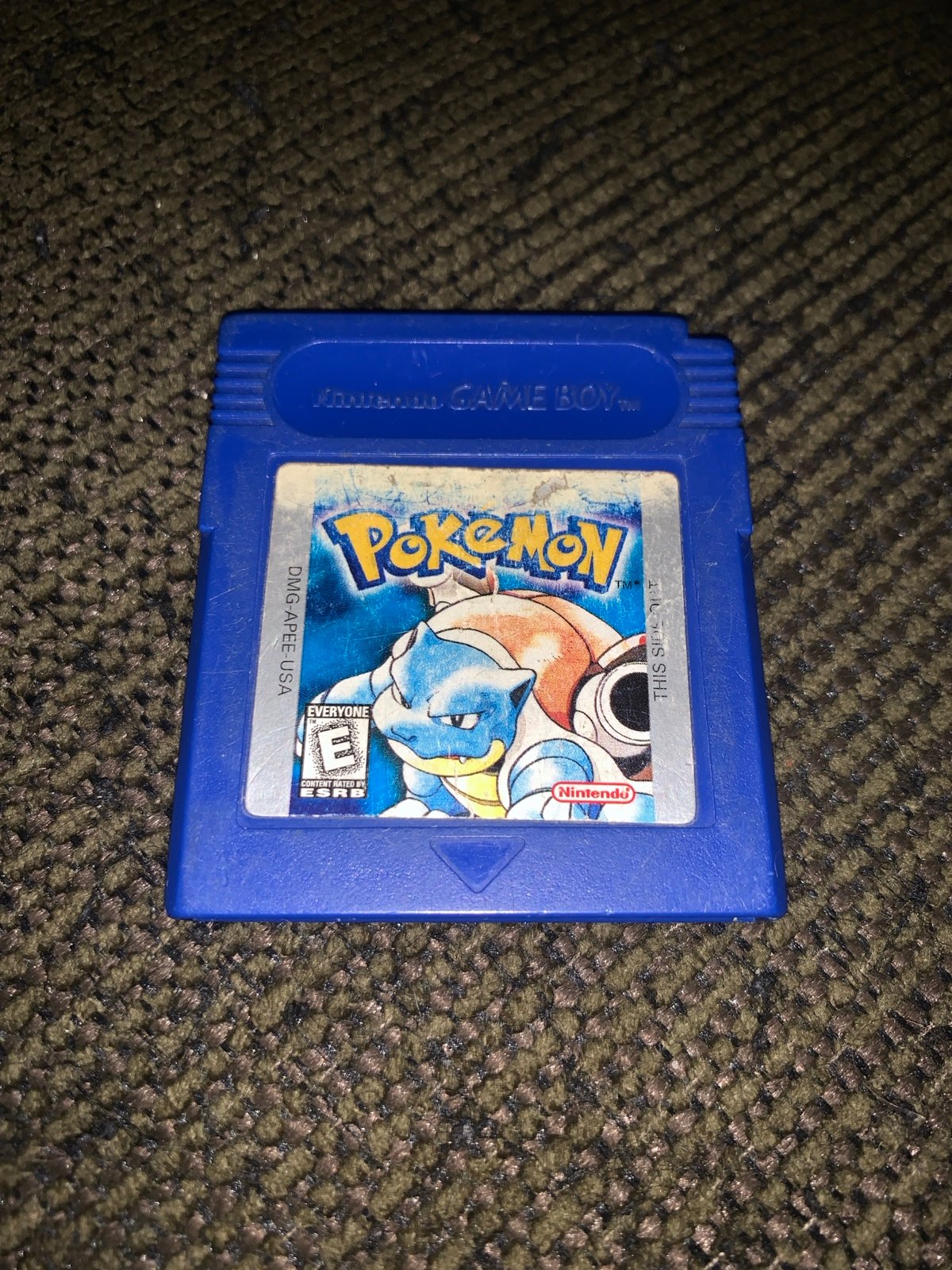Game Boy Pokemon Blue Cartridge only (battery was replaced)