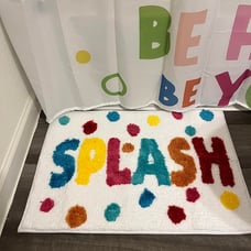 Bathroom Rugs Mat,17 ×24 Kids Bath Rugs,Soft and Absorbent Bath Rug