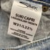 Silver Jeans Suki Capri Sz 31 Built free Distressed pockets Stretch Medium wash