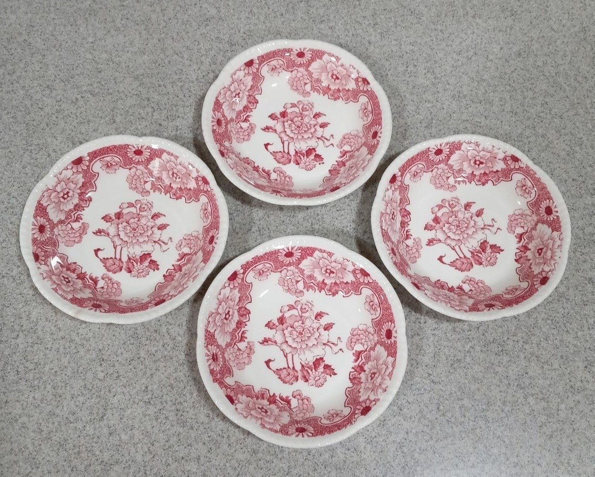 Cambridge Woods And Sons Wood & Sons Woods Ware Red & White English China Sauces