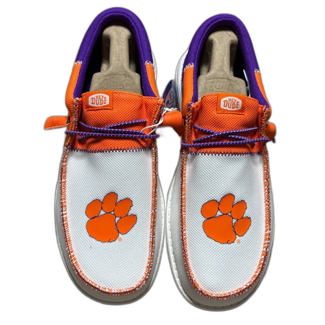 Hey Dude NWT Men's Wally Tri Clemson Fan Lightweight Shoes Men's 10