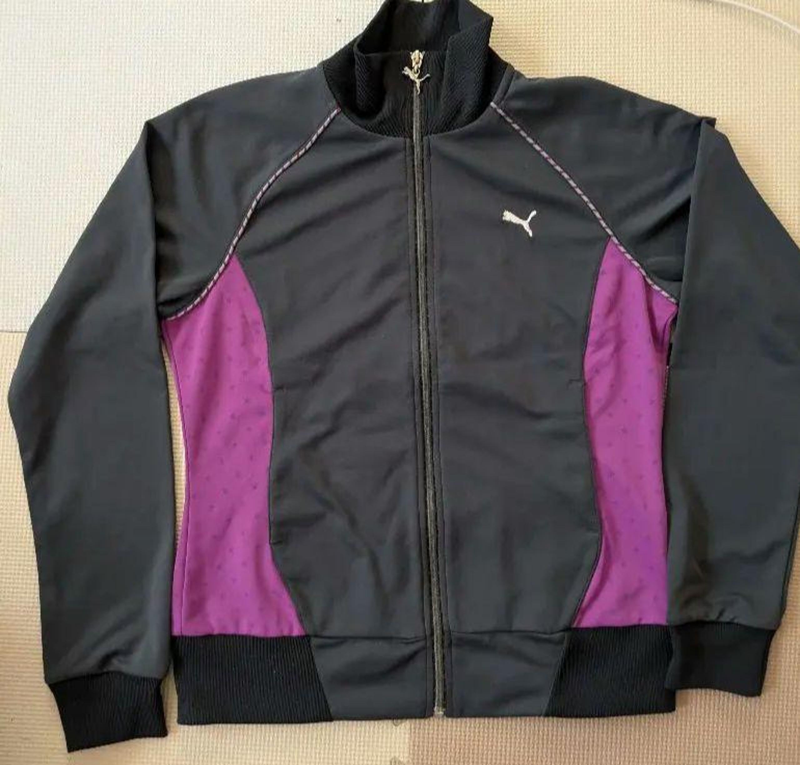 Puma Charcoal Gray × Purple Jersey for Women