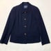 ## Excellent Condition Vintage BURBERRY Gold Button Skirt Suit Navy