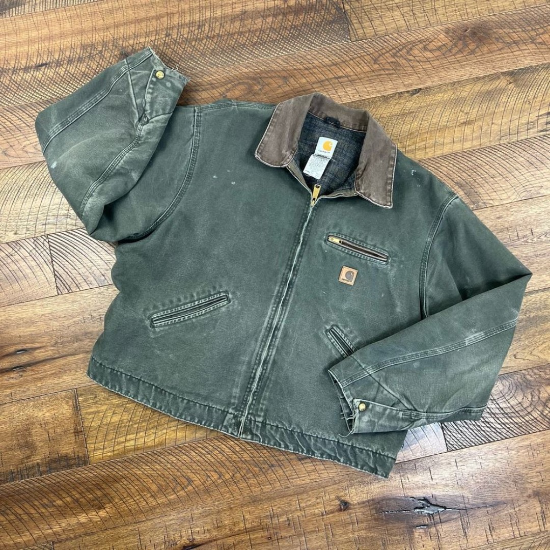 CARHARTT 2xl vintage blanket lined carhartt detroit moss jacket