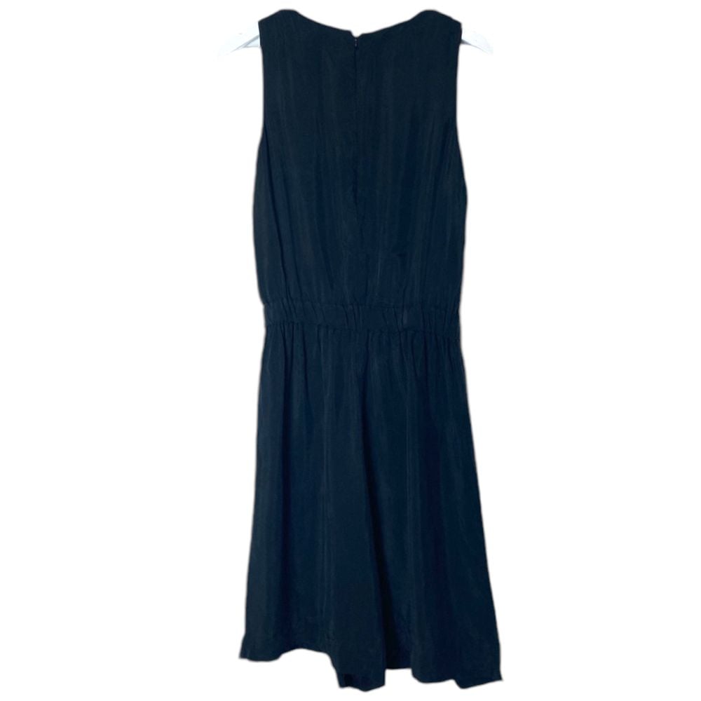 COS Cupro Sleeveless Black Wide Leg Romper 40 \ 10