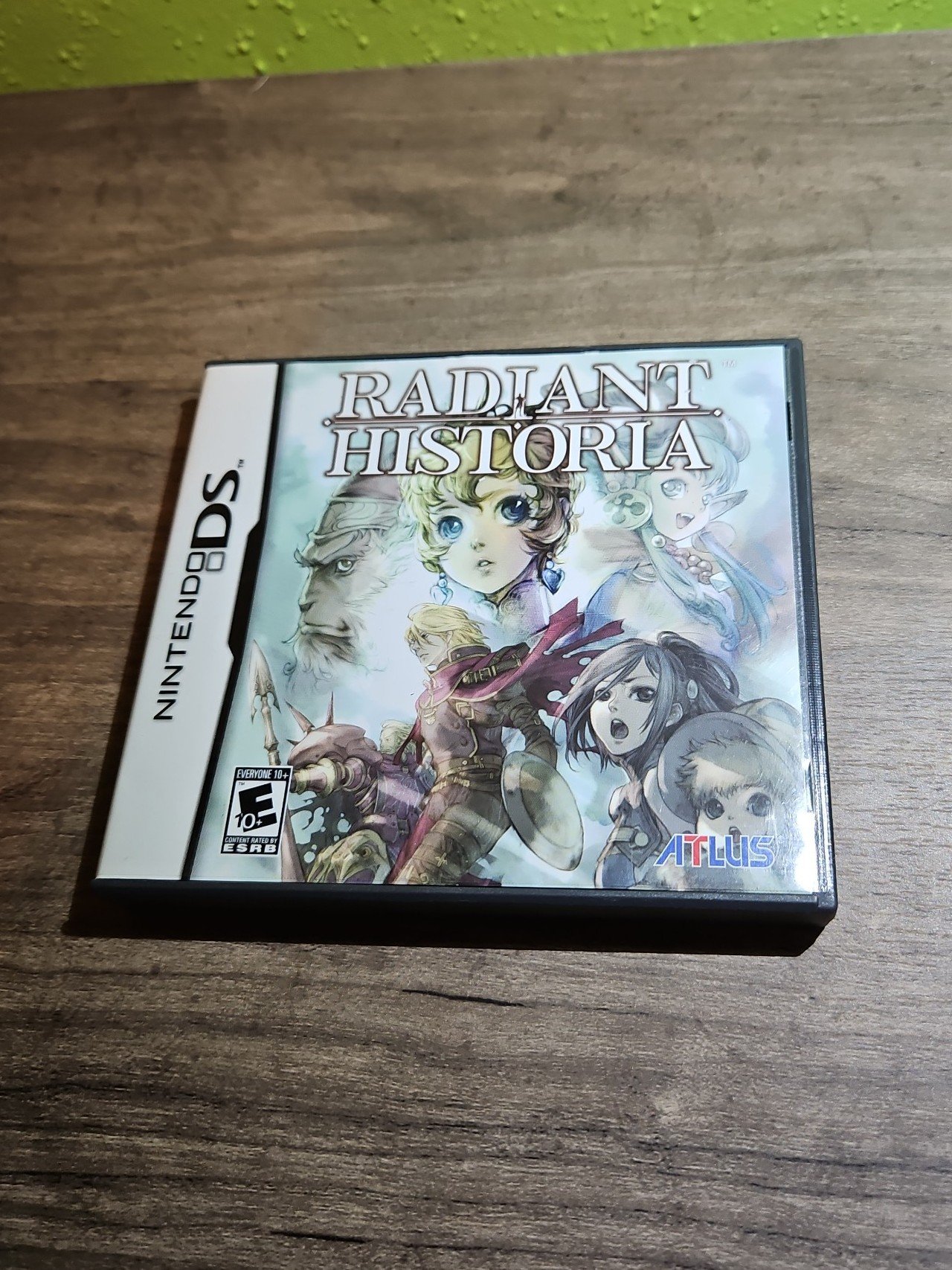 Radiant Historia Nintendo DS Case ONLY NO Game
