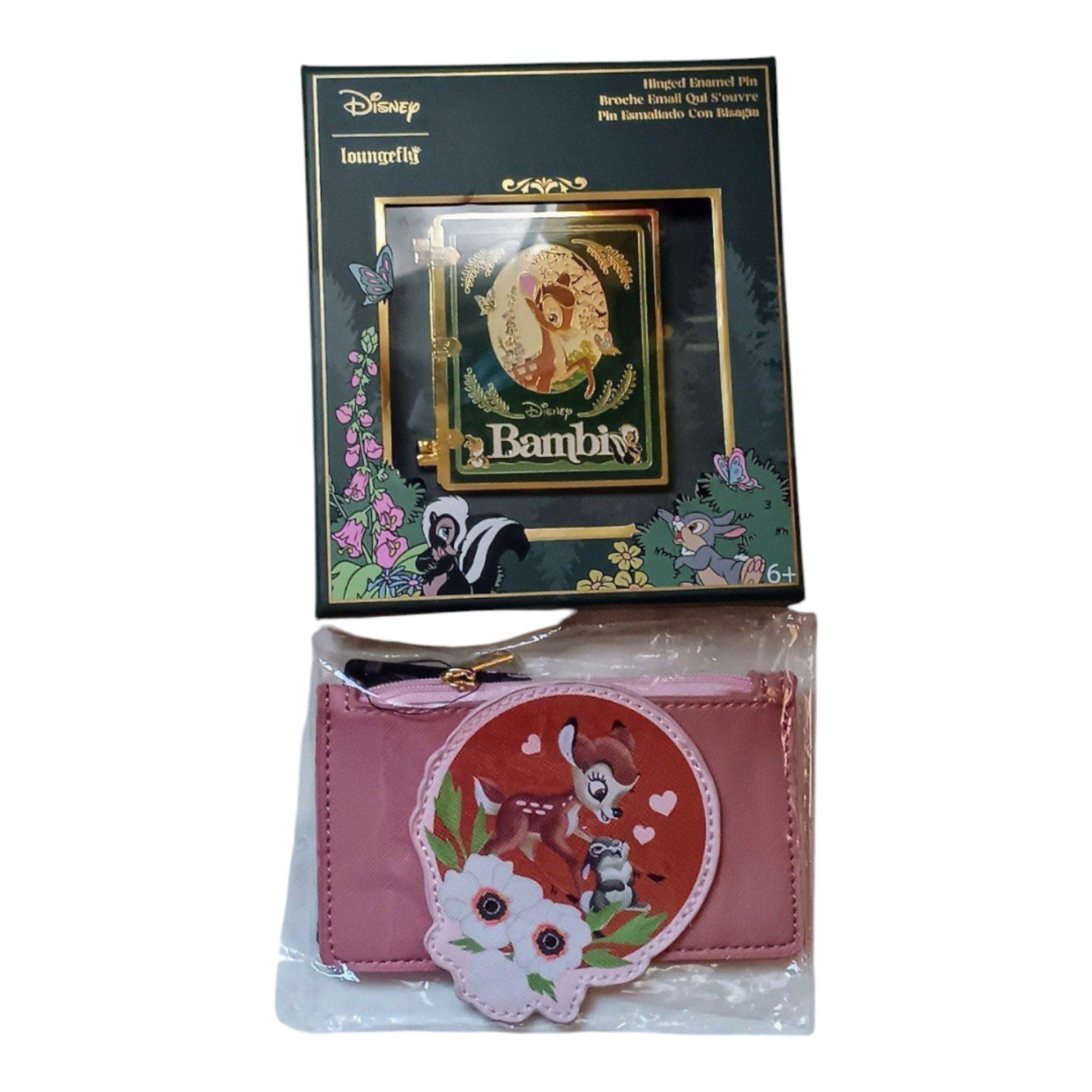 Bambi Gift Pack Set Wallet and Hinged Pin