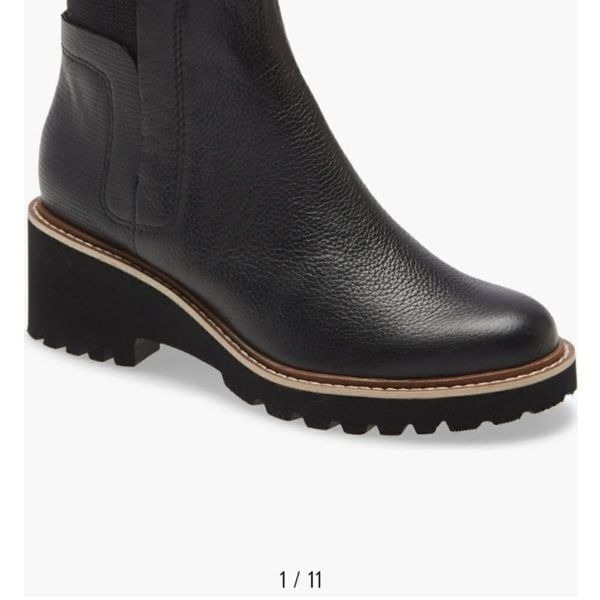 Dolce Vita Huey H2O utilitarian waterproof bootie w leather upper size 11 NWOT