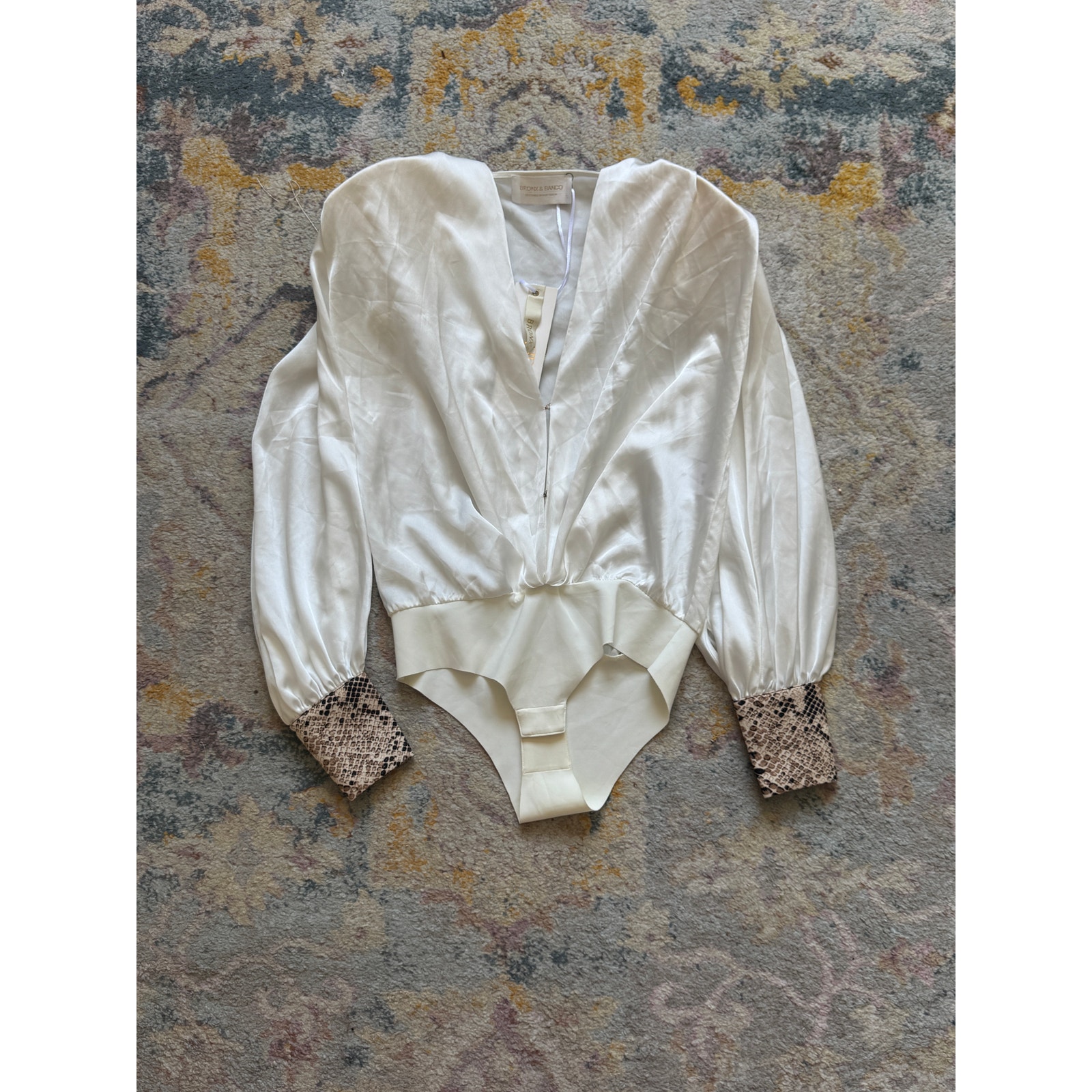 Bronx and Banco Leona Silk Bodysuit