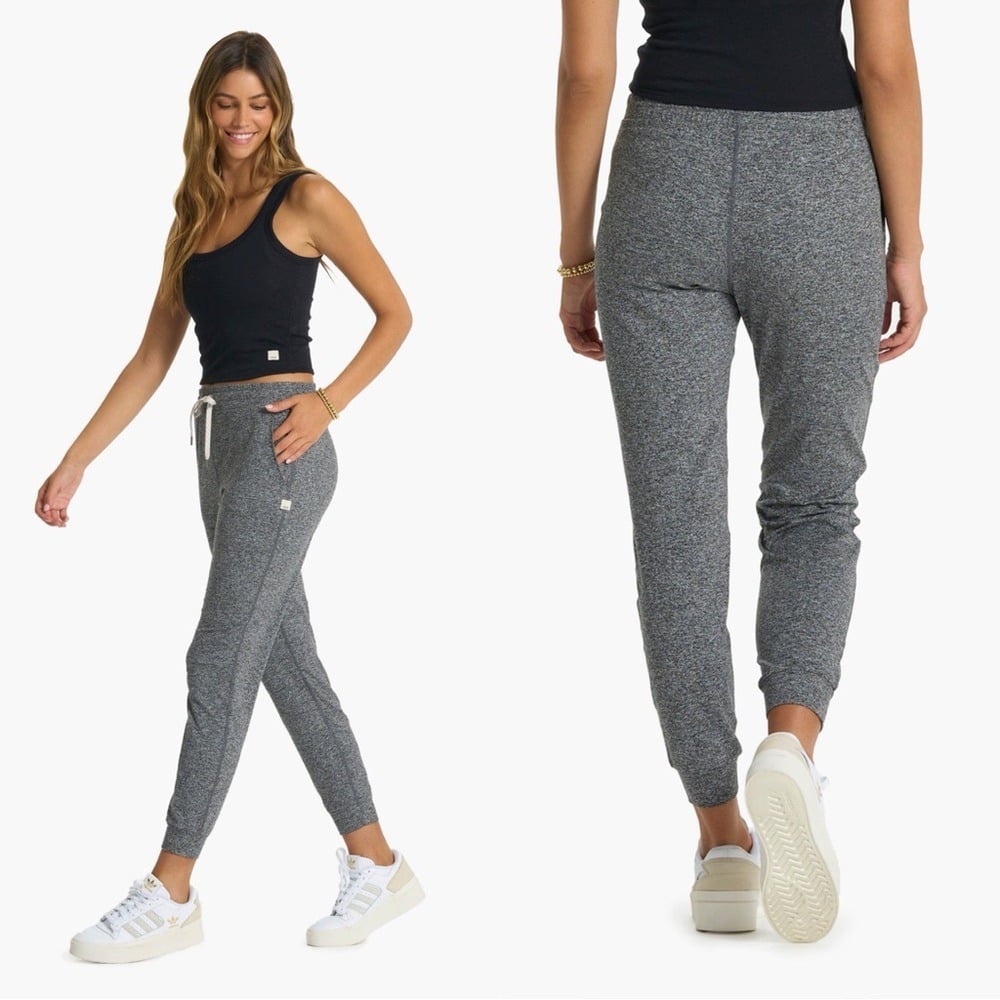 Vuori Women's Performance Jogger Dreamknit Heather Grey Size Large