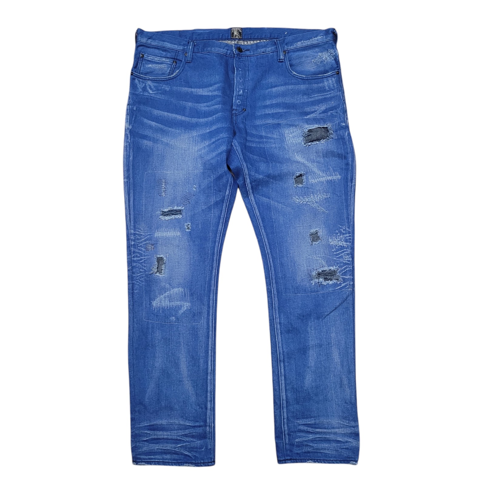 PRPS Slim Fit Distressed Mens Jeans Size 42x34