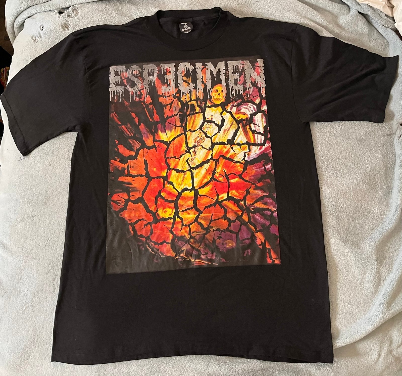 Vintage 90s Especimen Biogenesisfinal Shirt Spanish Hardcore Punk Metal Thrash