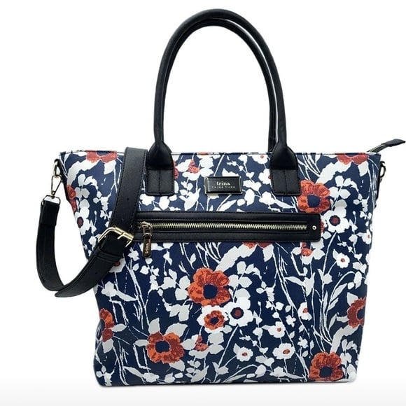 Trina Turk Floral Printed Tote Bag
